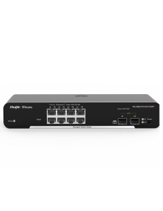 Reyee RG-NBS3100-8GT2SFP Reyee Switch Layer 2 - 8 Gigabit + 2 Portas SFP - Velocidade 10/100/1000 Mbps - LAG ESTÁTICO /