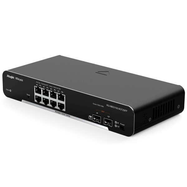 Acheter REYEE RG-NBS3100-8GT2SFP Ruijie Reyee Cloud Managed L2 Switch - 8 ports Gigabit Ethernet + 2 liaisons SFP - emplacements