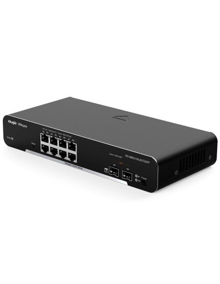 Reyee RG-NBS3100-8GT2SFP Reyee Switch Layer 2 - 8 Gigabit + 2 Portas SFP - Velocidade 10/100/1000 Mbps - LAG ESTÁTICO /