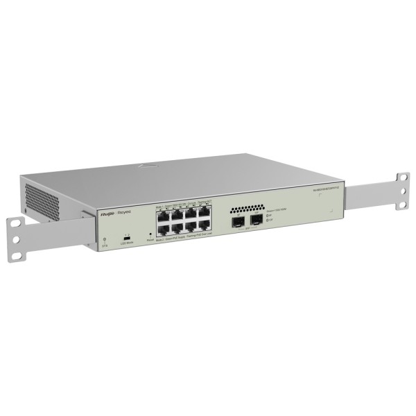 Comprar REYEE RG-NBS3100-8GT2SFP-P-V2 Reyee Switch PoE Cloud Capa 2 - 8 puertos PoE+ Gigabit+ 2 SFP Gigabit - 30W por puerto 802