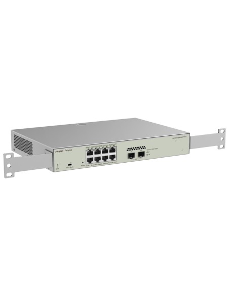 Reyee RG-NBS3100-8GT2SFP-P-V2 Reyee Switch PoE Cloud Layer 2 - 8 portas PoE + Gigabit + 2 SFP Gigabit - 30 W por porta 802.3AF /