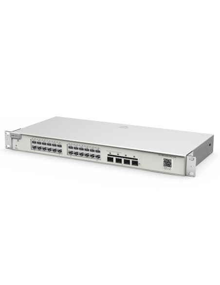 Reyee RG-NBS3200-24GT4xs Reyee Switch Layer 2+ - 24 portas RJ45 Gigabit - 4 portas SFP + 10 Gbps - Lag estático / DHCP Snoop / I