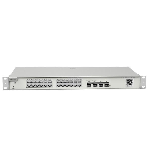 Reyee RG-NBS5100-24GT4SFP Reyee Interruptor Cloud Layer 3 - 24 portas RJ45 Gigabit - 4 portas SFP Gigabit - Lag estático / DHCP 
