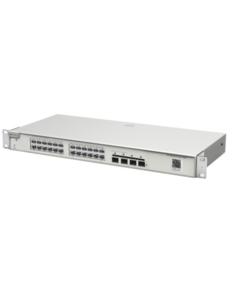 Reyee RG-NBS5100-24GT4SFP Reyee Interruptor Cloud Layer 3 - 24 portas RJ45 Gigabit - 4 portas SFP Gigabit - Lag estático / DHCP 