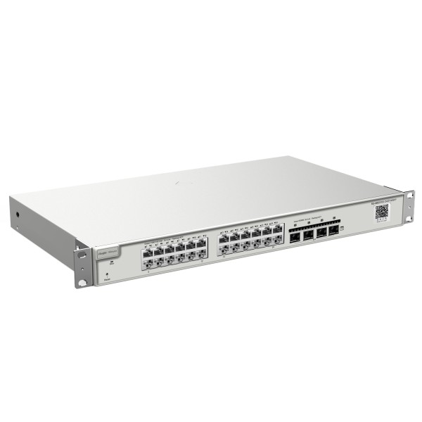 Reyee RG-NBS5100-24GT4SFP Reyee Interruptor Cloud Layer 3 - 24 portas RJ45 Gigabit - 4 portas SFP Gigabit - Lag estático / DHCP 