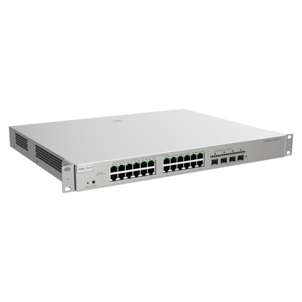 Reyee RG-NBS5100-24GT4SFP-P REYEE Switch PoE Cloud Layer 3 - 24 Pore RJ45 Gigabit + 4 SFP Gigabit - 30W por porta 802.3af