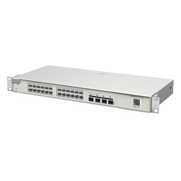 Reyee RG-NBS5200-24GT4xs Reyee Switch Layer 3 - 24 portas RJ45 Gigabit - 4 portas SFP + 10 Gbps - Lag estático / DHCP Snoop IG