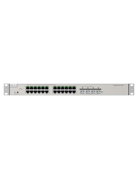 Reyee-rg-nbs5200-24gt4xs-p-reyeee Switch POE nuvem camada 3 - 24 portas PoE RJ45 Gigabit + 4 SFP + 10GB - 30 W por porta 802.3AF