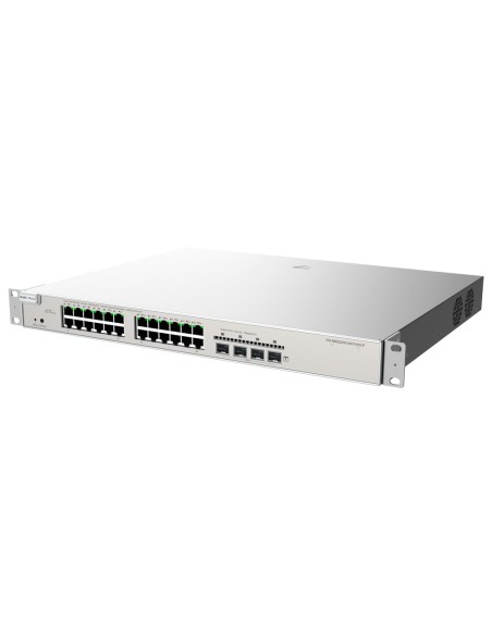 Reyee-rg-nbs5200-24gt4xs-p-reyeee Switch POE nuvem camada 3 - 24 portas PoE RJ45 Gigabit + 4 SFP + 10GB - 30 W por porta 802.3AF