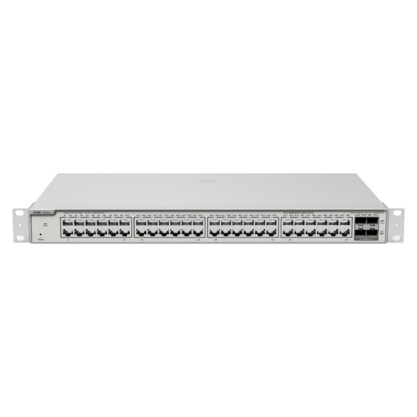 Reyee RG-NBS5200-48GT4xs Reyee Switch Layer 3 - 48 Portas RJ45 Gigabit - 4 portas SFP + 10 Gbps - Lag estático / DHCP Snoop / Ig