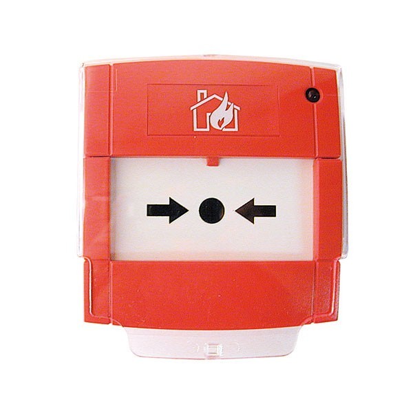 Notificador Notifier-103 M5A-RP02FF-N026-41 Botão de Alarme Endereçável, Relável e Curto Circuito Isolador
