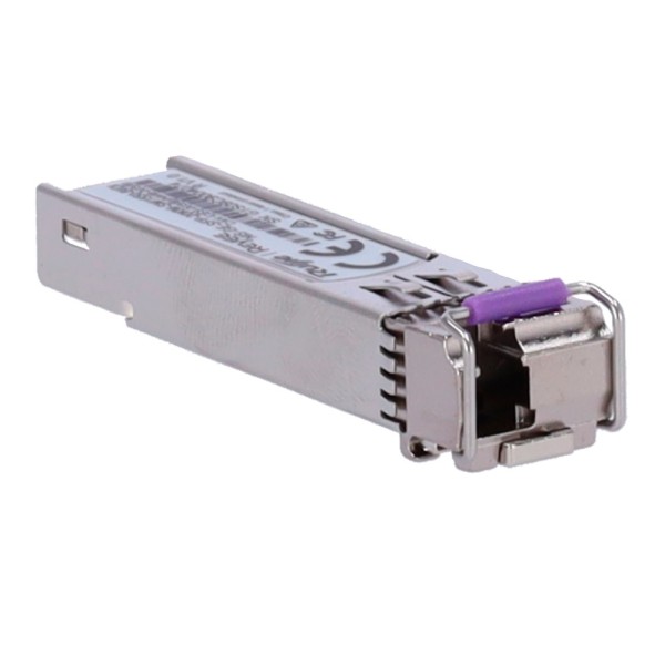 Reyee RG-NIS-GE-SFP-20KM-SM1550-BIDI Reyee Transceptor Módulo Industrial SFP - Transmissão Bidi 1550nm / Recepção 1310nm - Fibr