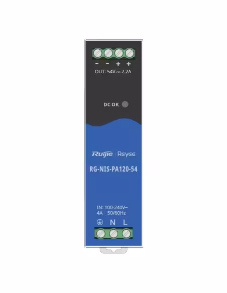 Kaufen REYEE RG-NIS-PA120-54 industrielles Netzteil von Reyee – effiziente Ausgangsleistung bis zu 120 W – Eingang