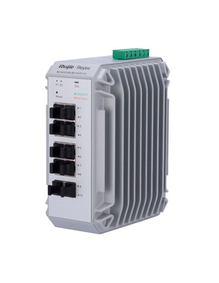 Acquista REYEE RG-NIS3100-8GT2SFP-HP Ruijie Cloud Managed Industrial L2 Switch - 10 porte totali (8 GE / 2 uplink SFP 1G) - D