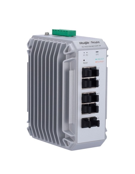 Reyee RG-NIS3100-8GT2SFP-HP Reyee Switch Layer Industrial Poe Cloud 2 - 8 portas PoE + Gigabit + 2 portas SFP Gigabit - 30W 