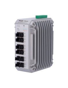 Reyee RG-NIS3100-8GT4SFP-HP Reyee Switch Industrial Poe Cloud Layer 2 - 8 PoE + Gigabit + 4 portas SFP Gigabit - 30w por 