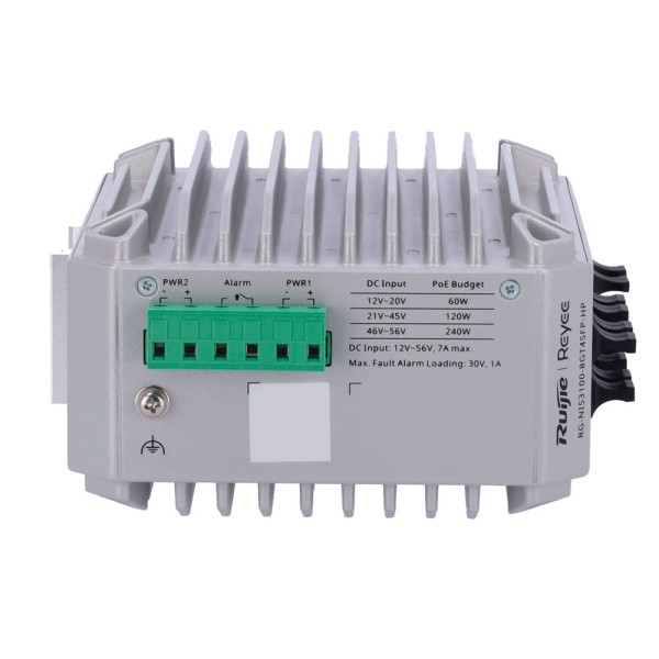 Acheter REYEE RG-NIS3100-8GT4SFP-HP Ruijie Cloud Switch industriel L2 géré - 12 ports au total (8 GE / 4 liaisons montantes SFP 