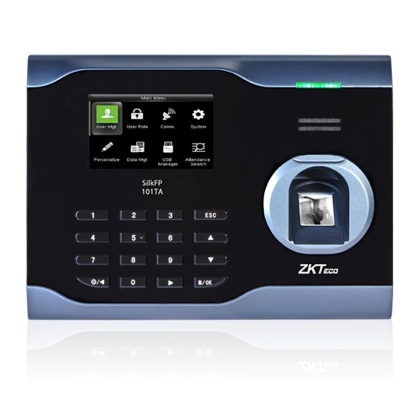 Terminal biométrico de Zkteco Zk-15 Silkfp 101TA para controle de presença