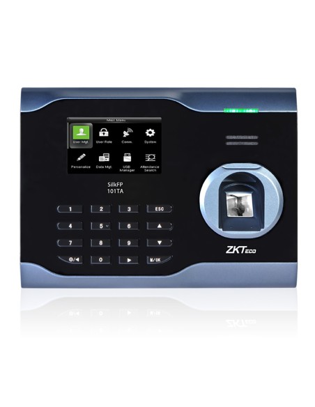 Terminal biométrico de Zkteco Zk-15 Silkfp 101TA para controle de presença