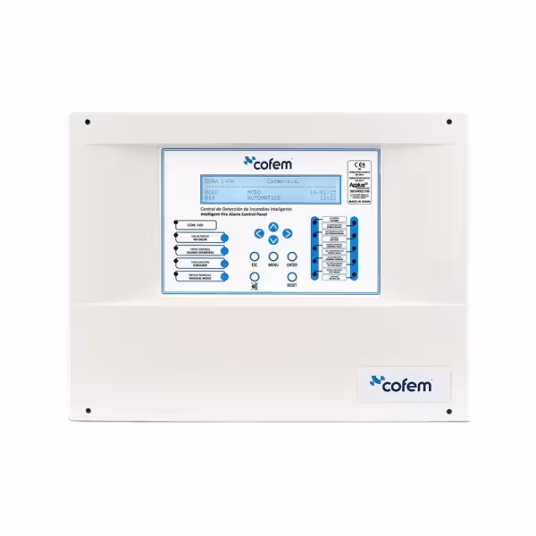 Acheter COFEM COFEM-10 Centrale incendie algorithmique-adressable Lyon Remote de COFEM à 2 boucles, extensible jusqu’à 20 boucle