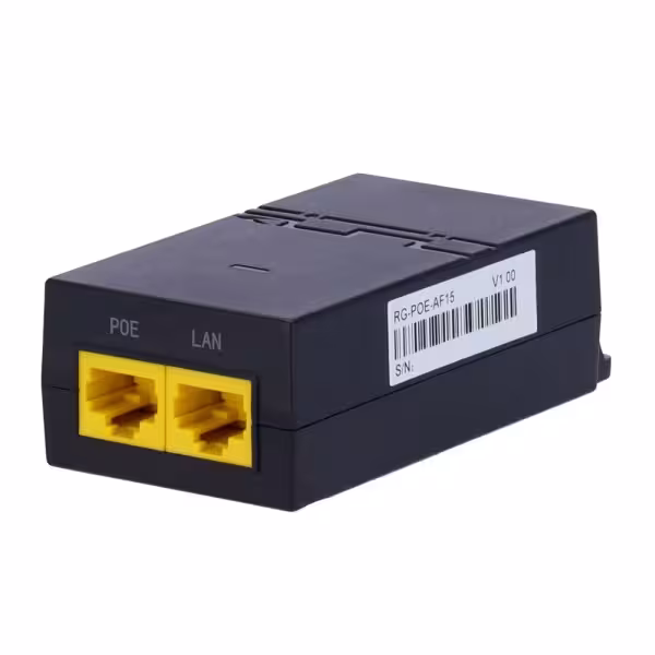 Kaufen REYEE RG-POE-AF15 Ruijie – Passiver PoE-Injektor – RJ45-Ports 10/100/1000 Mbit/s – Leistung 15,6 W bei 52 V – Maximale En
