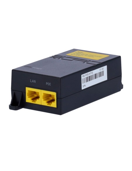 Acquistare REYEE RG-POE-AT30 Ruijie - Iniettore PoE passivo - Porte RJ45 10/100/1000 Mbps - Potenza fino a 30W a 52V - Distanza