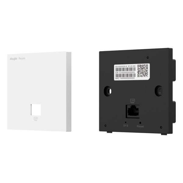 Acheter REYEE RG-RAP1261 Reyee - Point d’accès mural omnidirectionnel Wi-Fi 6 - Fréquence 2,4 et 5 GHz / Largeur de canal 160 MH