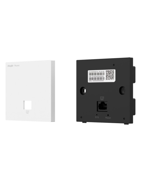 Reyee RG-Rap1261 Reyeee - Wi-Fi Wi-Fi Wi-Fi Wall AP 6 - Frequência 2,4 e 5 GHz / 160MHz Largura do Canal - Transcrição Trans