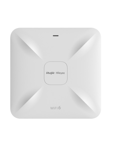 Reyee RG-RAP2260 (E) Reyee - AP Omnidirectional Wi-Fi 6 Alta densidade - Frequência 2.4 e 5 GHz - Suporta 802.11A / B / G / N / 
