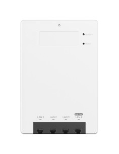 Reyee RG-RAP62-Wall Reyee - Omniddrial AP Wi-Fi 6 Dual-Band - 2.4GHz e 5GHz Frequências - Suporta 802.11A / B / G / N / AC / AX  2