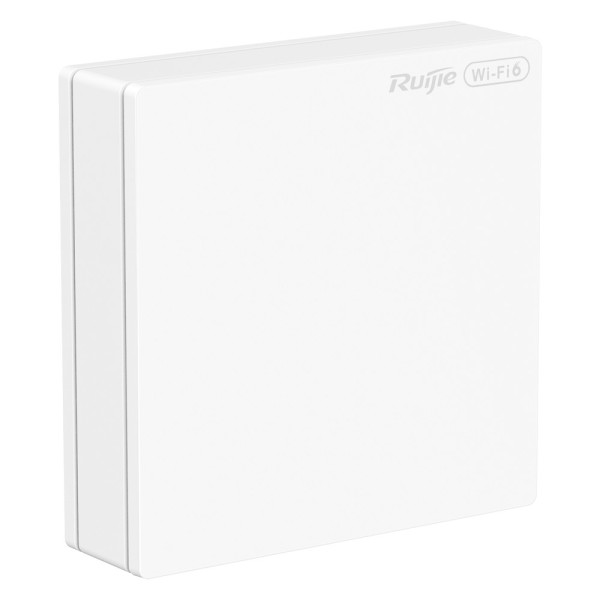 Reyee RG-RAP62-Wall-Lite Reyee - Omniddial AP Wi-Fi 6 Dual-Band - Frequências: 2.4GHz e 5GHz - suportes 802.11A / B / g / n / AC