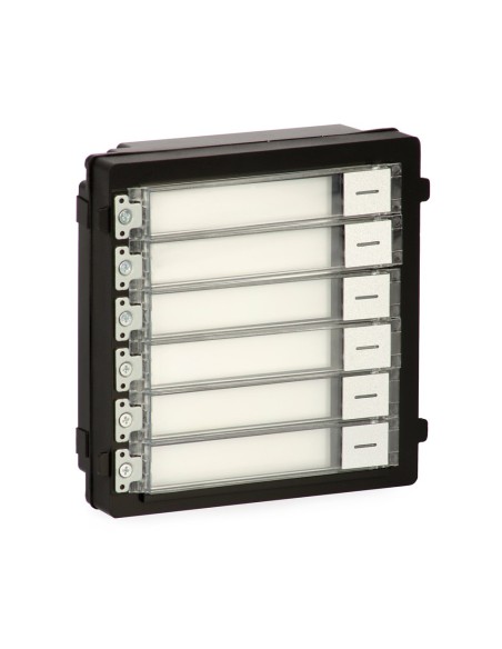 Comprare HIKVISION HIK-160 Modulo pulsante HIKVISION con 6 pulsanti etichettabili per sistema di videocitofono