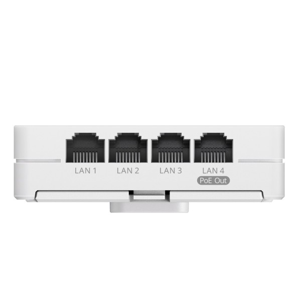 Reyee RG-Rap72-Wall Reyee - Omniddrial AP Wi-Fi 7 Double Radio - Frequências 2.4, 5 - Suportes 802.11A / B / G / N / AC / Ax / B