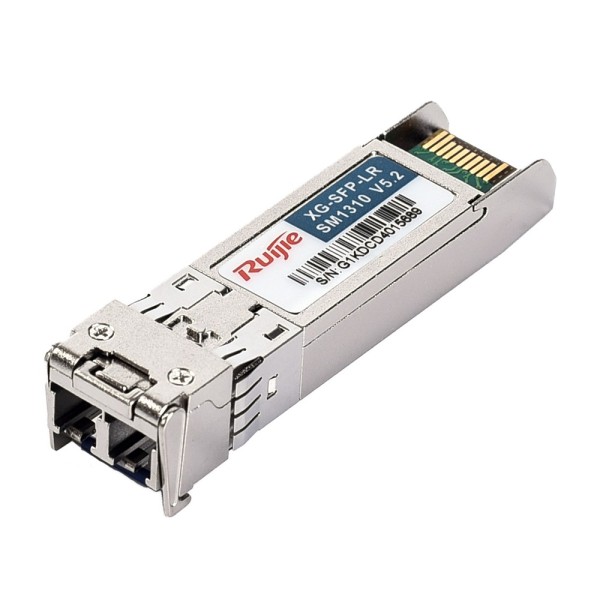Reyee RG-XG-SFP-LR-SM1310 Ruijie Transceptor Módulo SFP + - Comprimento de onda 1310 NM - fibra de modo único - LC Conector Dupl