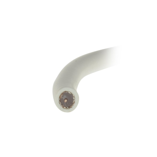 Acheter OEM câble coaxial RG59-100B RG59 - Vidéo - Rouleau de 100 mètres - Gaine blanche - Diamètre extérieur 6,0 mm - Faible