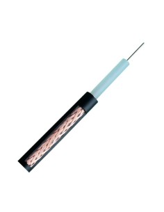 OEM RG59-300N Cabo Coaxial RG59 - Filmagem - Rolo de 300 metros - Capa Preto - Diâmetro exterior 6,0 mm - baixa perda