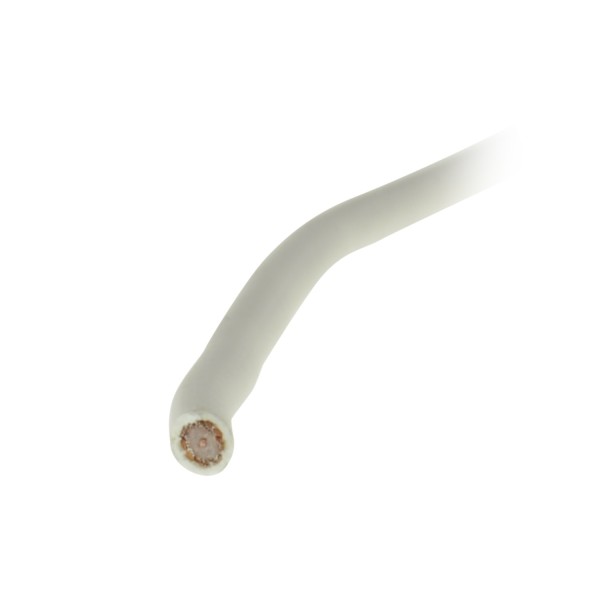 Acheter OEM RG59U-100 Câble coaxial micro RG59 - Vidéo - Rouleau de 100 mètres - Gaine blanche - Diamètre extérieur 3,5 mm