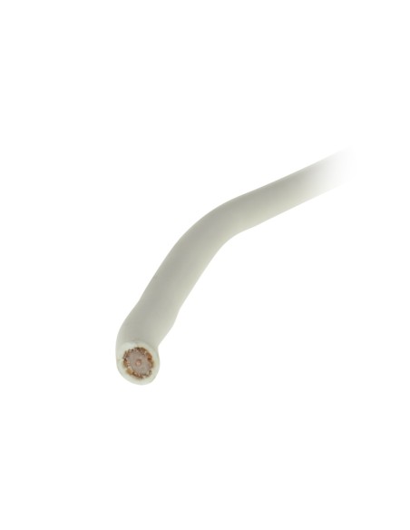 Acheter OEM RG59U-100 Câble coaxial micro RG59 - Vidéo - Rouleau de 100 mètres - Gaine blanche - Diamètre extérieur 3,5 mm