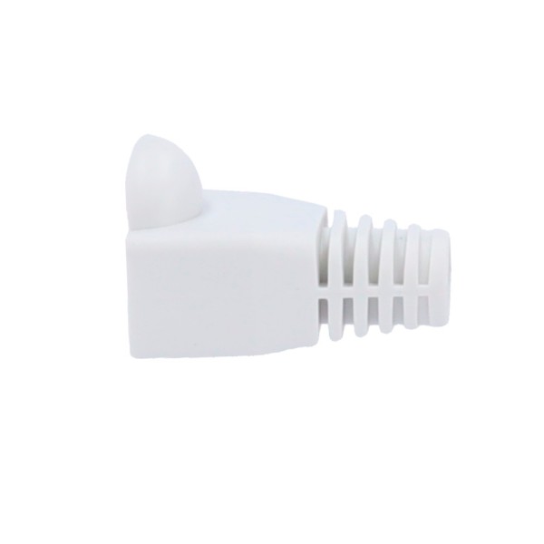 Comprare OEM RJ45-BOOTCAP-W Cappuccio protettivo RJ45 - Compatibile con cavi UTP CAT6 e CAT5