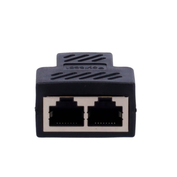 Acheter OEM RJ45-SPLIT-2P séparateur RJ45 passif. - Distribution du signal à faibles pertes. - Divise 1 connecteur femelle en 2 