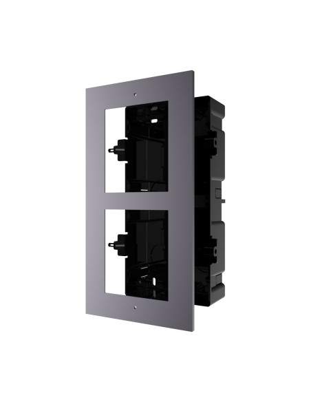 Hikvision Hik-203 DS-KD-ACF2 / Quadro de Plástico Hikvision para instalar 2 módulos de sistema de videotameBoard embutido