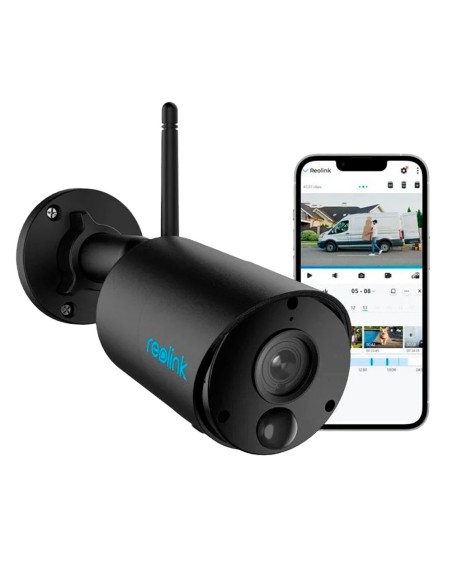 Comprar REOLINK RL-ARGUS-B320-B Reolink Camara WiFi a Batería - 3MP (2304 x 1296) - IR 10 m / Sirena - Deteccion PIR Humanos / V