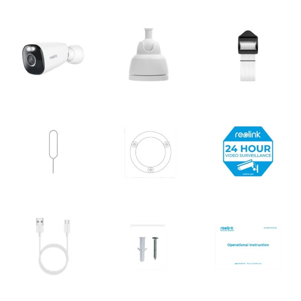 Kaufen REOLINK RL-ARGUS-B340 Reolink WLAN-Kamera mit Akku – 5 MP (2880 × 1616) – IR 10 m / Farb-Nachtsicht – PIR Personen / Fahr