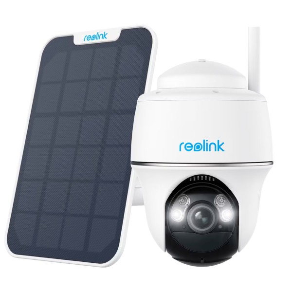 Kaufen REOLINK RL-ARGUS-B430-SOLARKIT-W Reolink WLAN-Kamera mit Akku und Solarpanel – 5 MP (2880 × 1616) – IR 10 m / Sirene –