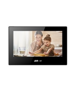 Dahua Dahua-2612 Vth5321GB-W monitor IP WiFi Protocolo Sip Dahua Color 7 "Preto