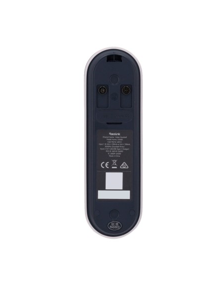 Acheter REOLINK RL-D340B Sonnette intelligente Reolink - 4 MP | Vue 150° x 150° - IR 10 m / - Détection des personnes / véhicule