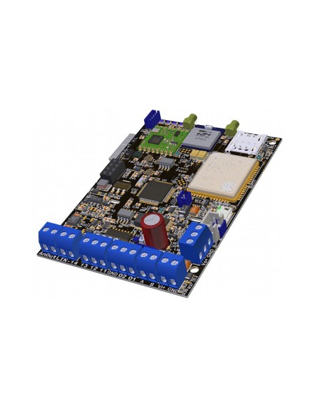 NuvaSafe Dem-1333 Cirrus-TLW Transmissor de alarme de 4 vias: NB-IOT / LTE-CAT-M1 / GPRS + LORA