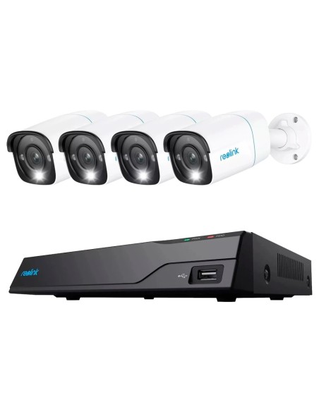 Comprar REOLINK RL-NVS8-5MB4 Reolink Kit NVR PoE + 4 camaras 5MP PoE 2TB - 5MP (2880x1616) - Deteccion Humanos / Mascotas / Vehí