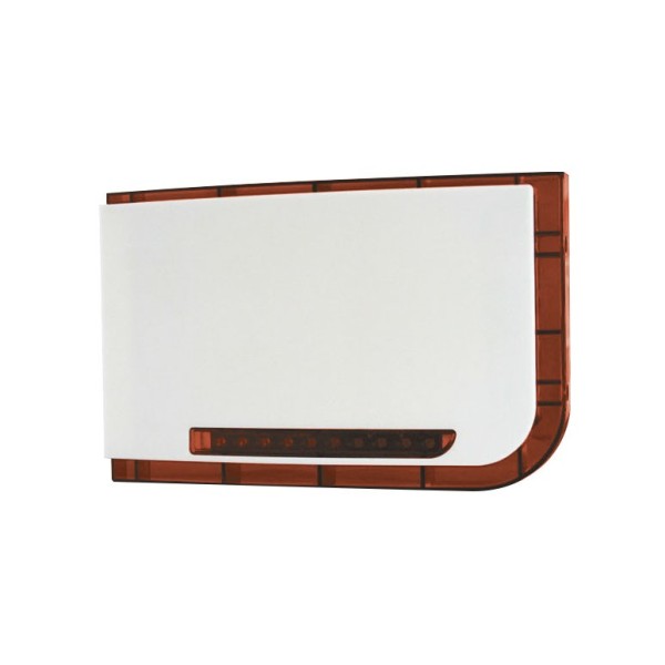 Por Demes Dem-828 Dem-828 Sirene Exterior Branca Com Flash Vermelho