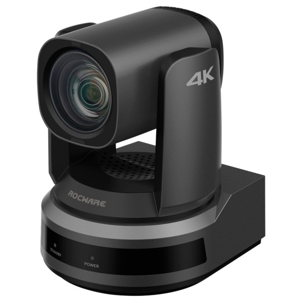 Acheter ROCWARE ROC-RC841UX Caméra PTZ - Résolution 4K - Angle de vision 80,8º - Zoom optique 12X - Cadrage automatique - PoE+